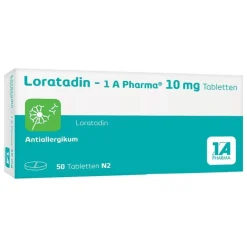 1A Pharma Loratadin|Allergie Tabletten-Loratadin 1 A Pharma Tabletten, 50 St