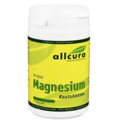 Allcura Magnesium-Magnesium Kautabletten ohne Zu, 90 St