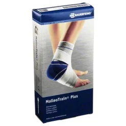 Bauerfeind Knöchel- & Sprunggelenkbandagen-Malleotrain Plus Größe 3 links titan Sprunggelenkb., 1 St