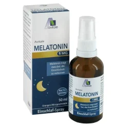 Avitale Melatonin Spray-Melatonin 1 mg Einschlaf-Spray, 50 ml