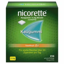 Nicorette Nikotinkaugummi-® Kaugummi freshfruit, 4 mg Nikotin, 210 St