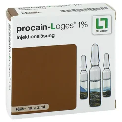 Dr. Loges Procain-Procain-Loges 1% Injektionslösung Ampullen, 10X2 ml