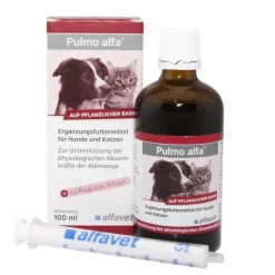Alfavet Aufbau & Leistung|Aufbau & Leistungssteigerung-Pulmo Alfa für Hunde und Katzen, 100 ml