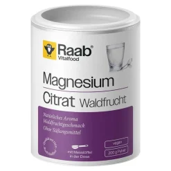Discount Raab Vitalfood Magnesiumcitrat Waldfrucht Pulver, 200 g