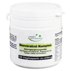 Clearance Hannes pure Lebenslust Resveratrol Komplex Vegi Kap, 120 St