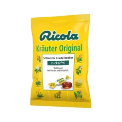 Hot Ricola ohne Zucker Kräuter Bonbons, 75 g