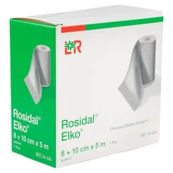 Best Rosidal Elko 8 + 10 cmx5 m Kurzzugbinde, 2 St