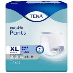 Best Tena Pants Plus XL Einweghosen bei Inkontinenz, 12 St
