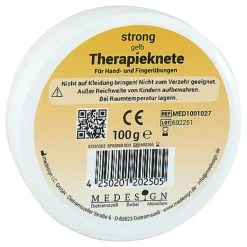 Alltagshilfen-Therapieknete strong gelb, 100 g