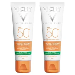 Clearance Vichy Capital Soleil matt.Sonnenpflege Cre.LSF 50 +, 2x50 ml