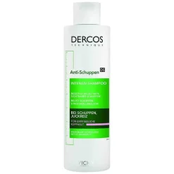 Clearance Vichy Dercos Anti-Schuppen Sensitive Pflegeshampoo bei empfindlicher Kopfhaut, 200 ml