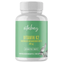 Clearance Vitabay Vitamin K2 100 µg MK-7 vegan Tabletten, 120 St