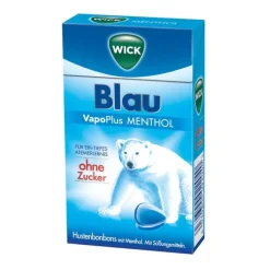 Best Wick BLAU Menthol Bonbons ohne Zucker Clickbox, 46 g