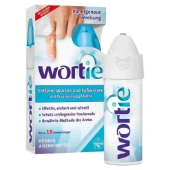 Hot Wortie gegen Warzen und Fußwarzen mit Applikator, 50 ml