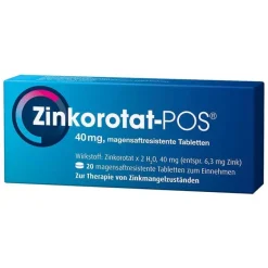 Zinkorotat-POS Zink|Abwehrsteigerung-magensaftresistente Tabletten, 20 St
